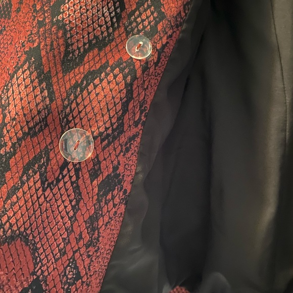 L’Agence Animal Print Blazer - Size 4 - Picture 6 of 6